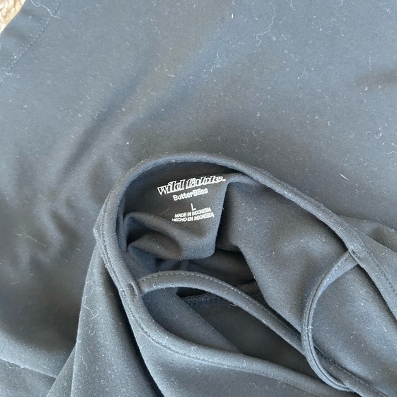 wild fable Black Sleeveless Dress with Crisscross Straps - Picture 3 of 3